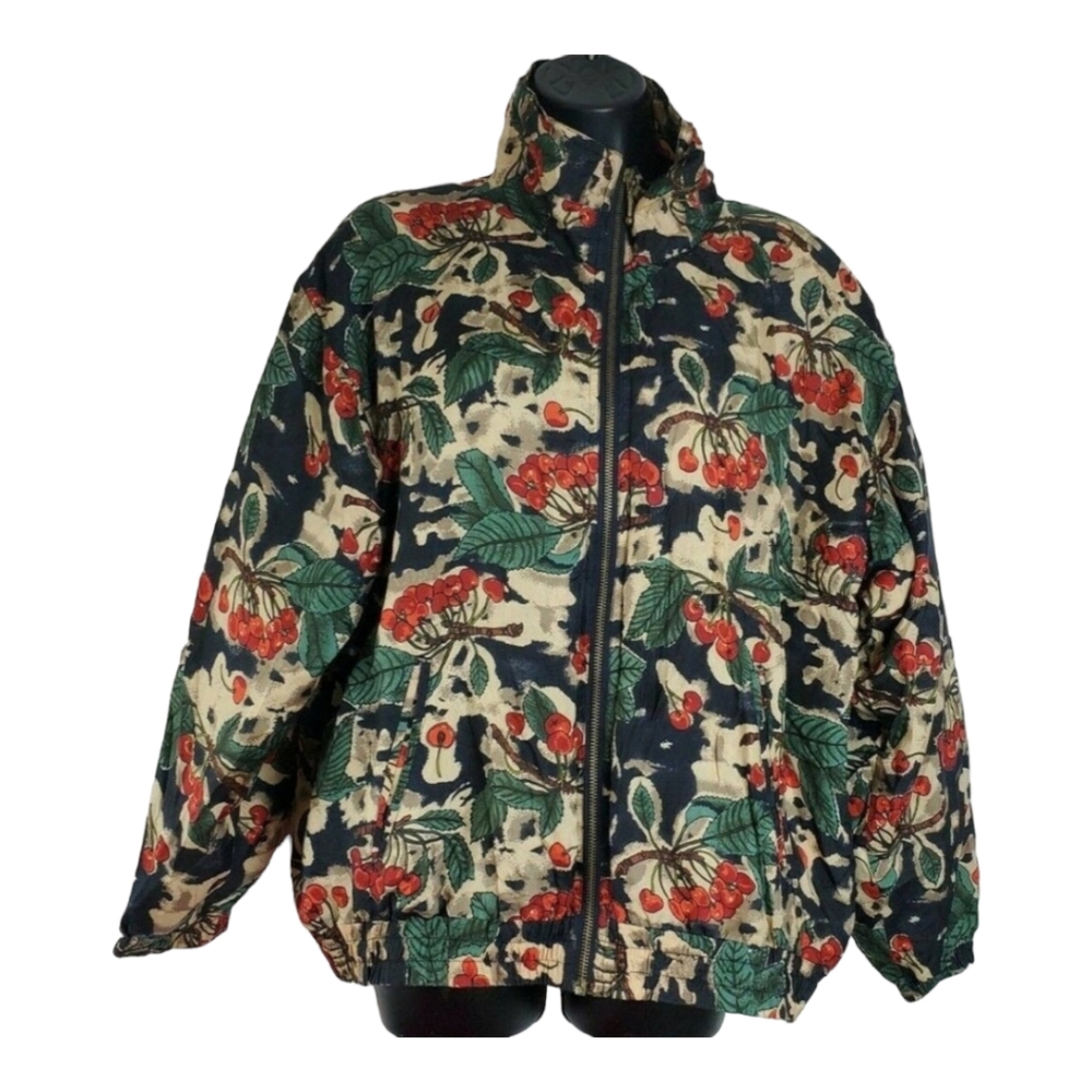 Out Brook Womens Jacket Size M Out Brook Cherries